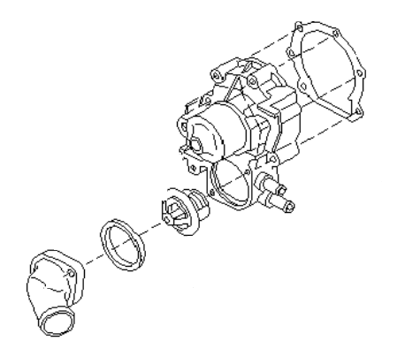 Subaru Water Pump Gasket