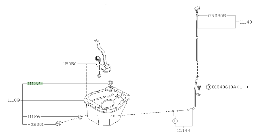 Subaru Oil Sump Pan O Ring