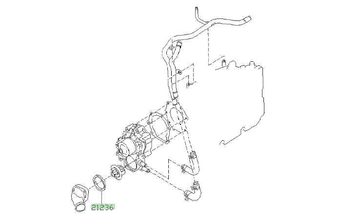 Subaru Thermostat O Ring Gasket