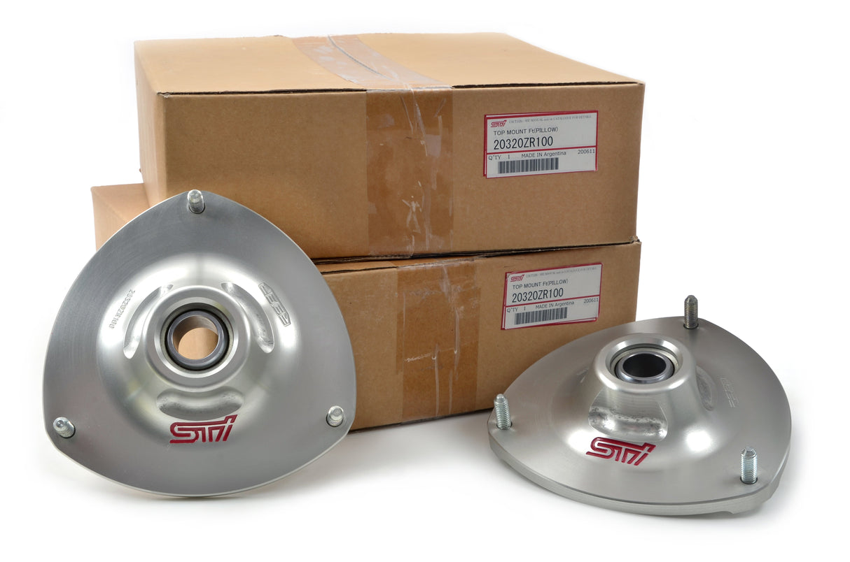 Subaru STI Alloy Spherical Bearing Group N Front Strut Top Mount 2008+ Pair