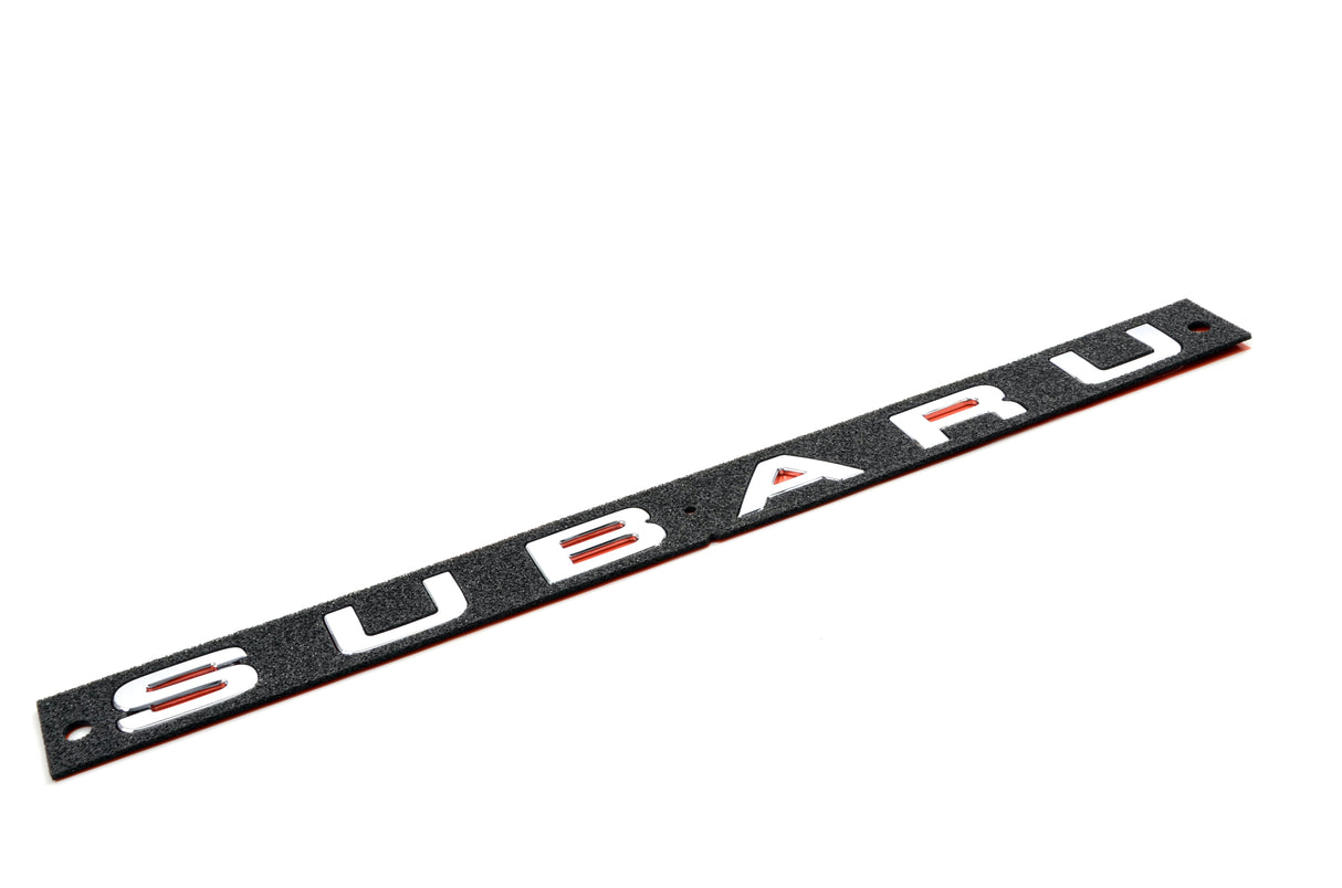 Subaru Chrome Boot Badge Decal