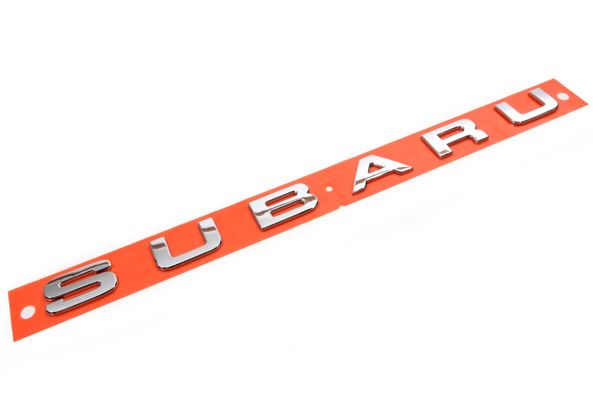 Subaru Chrome Boot Badge Decal