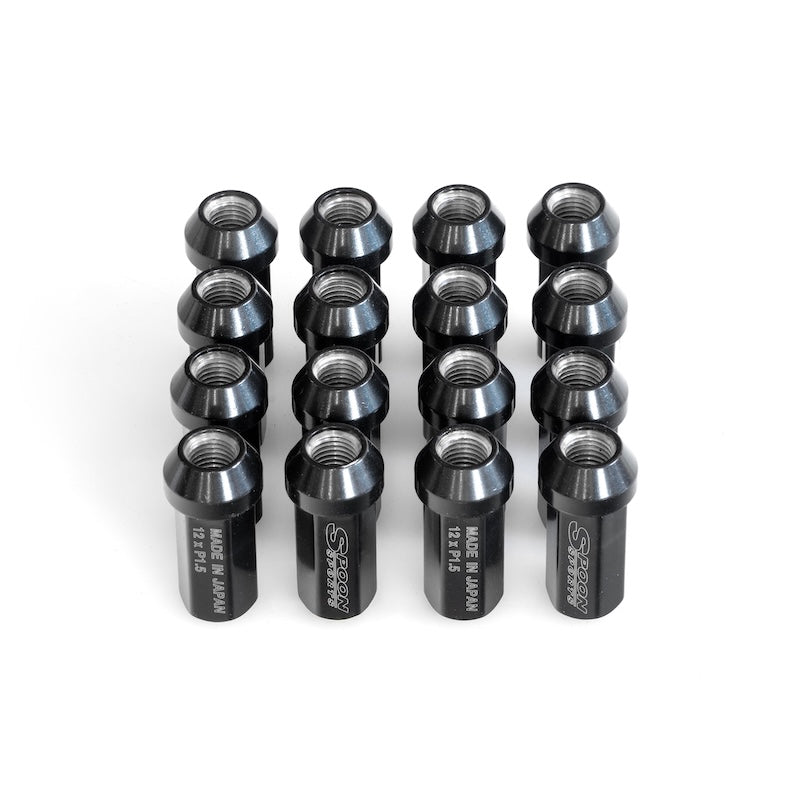 Spoon Sports Chromium Wheel Nut - M12x1.5 17HEX - Set of 16