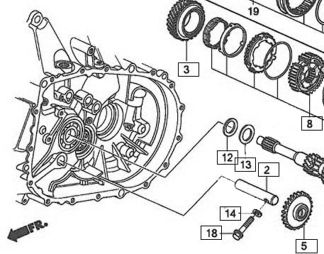 T7Design Honda K20 K24 Titanium Gearbox Bolt Kit