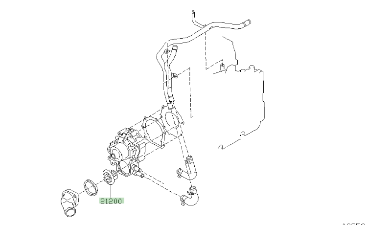 Genuine Subaru Thermostat