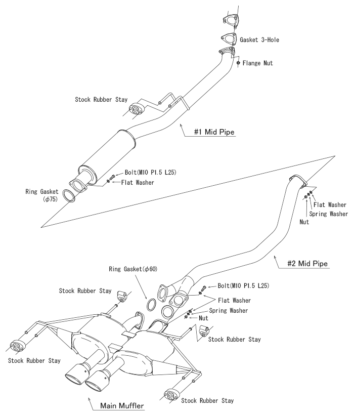 HKS Legamax Premium Exhaust - Civic Type R FL5 K20C