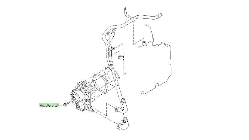 Subaru Water Pump Bolt Kit