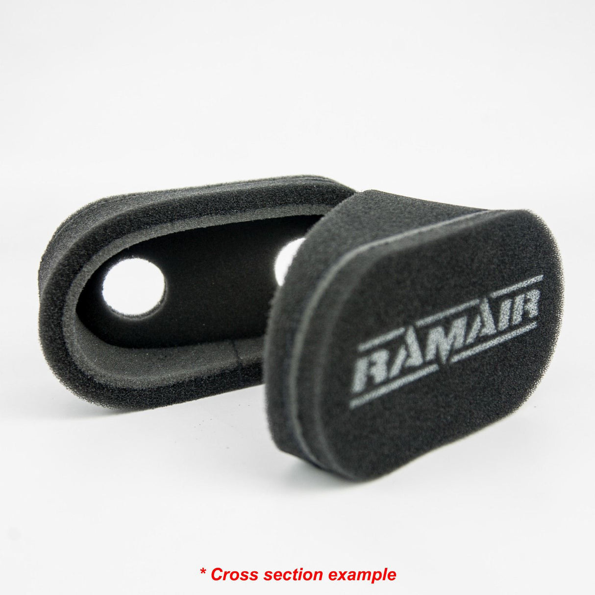 Ramair Carb Sock Foam Air Filters Caged 2x 115mm - Tall