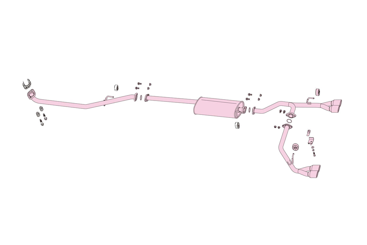 Fujitsubo A-S Exhaust - Honda N Box Custom(2013+) JF1