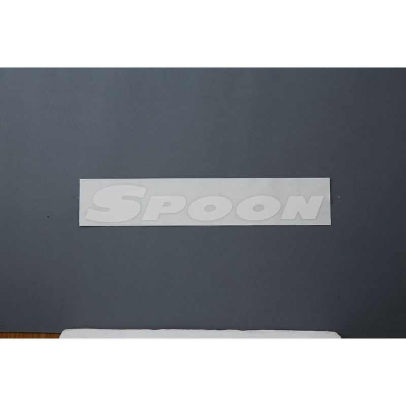 Adhesivo para parabrisas Spoon Sports de 800 mm, color blanco