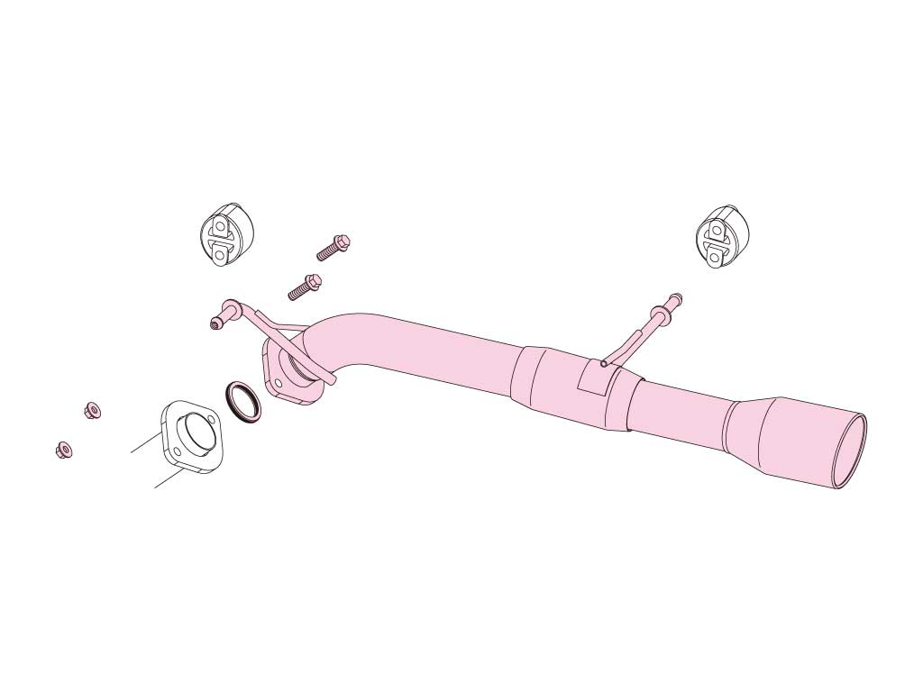 Fujitsubo A-S Exhaust - Mazda Mazda2 1.5 Dt 2WD DJ5FS