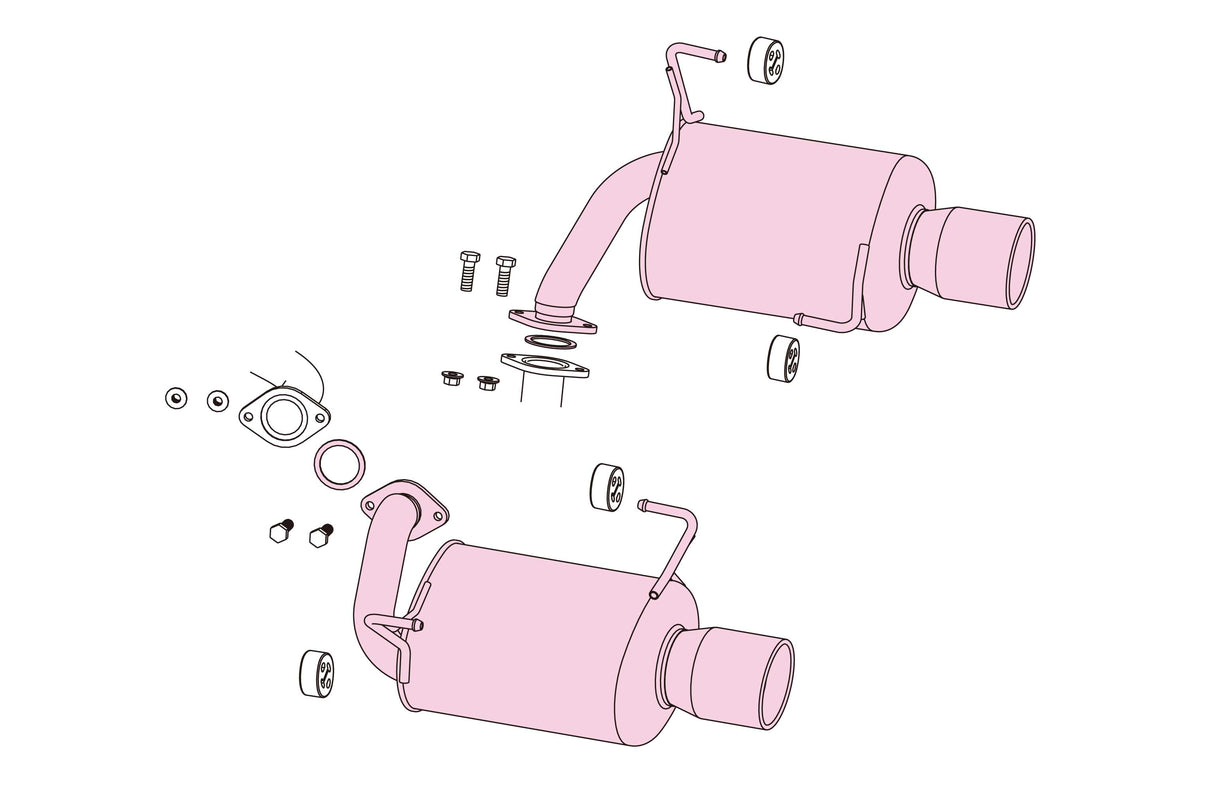 Fujitsubo A-S Exhaust - Subaru Forester 2.0 Turbo SJG