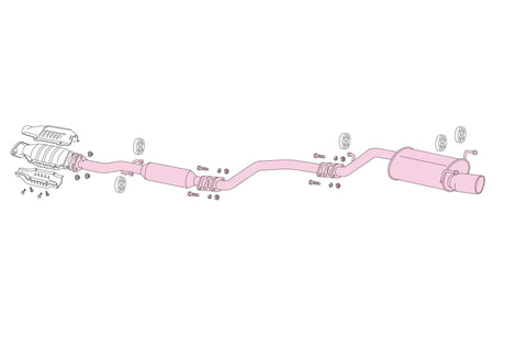 Fujitsubo Legalis R Exhaust - Honda Civic Vti /Sir 3Door Mt EG4/6