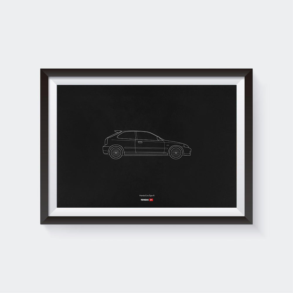 Limited Edition Civic Type R EK9 Anniversary Poster