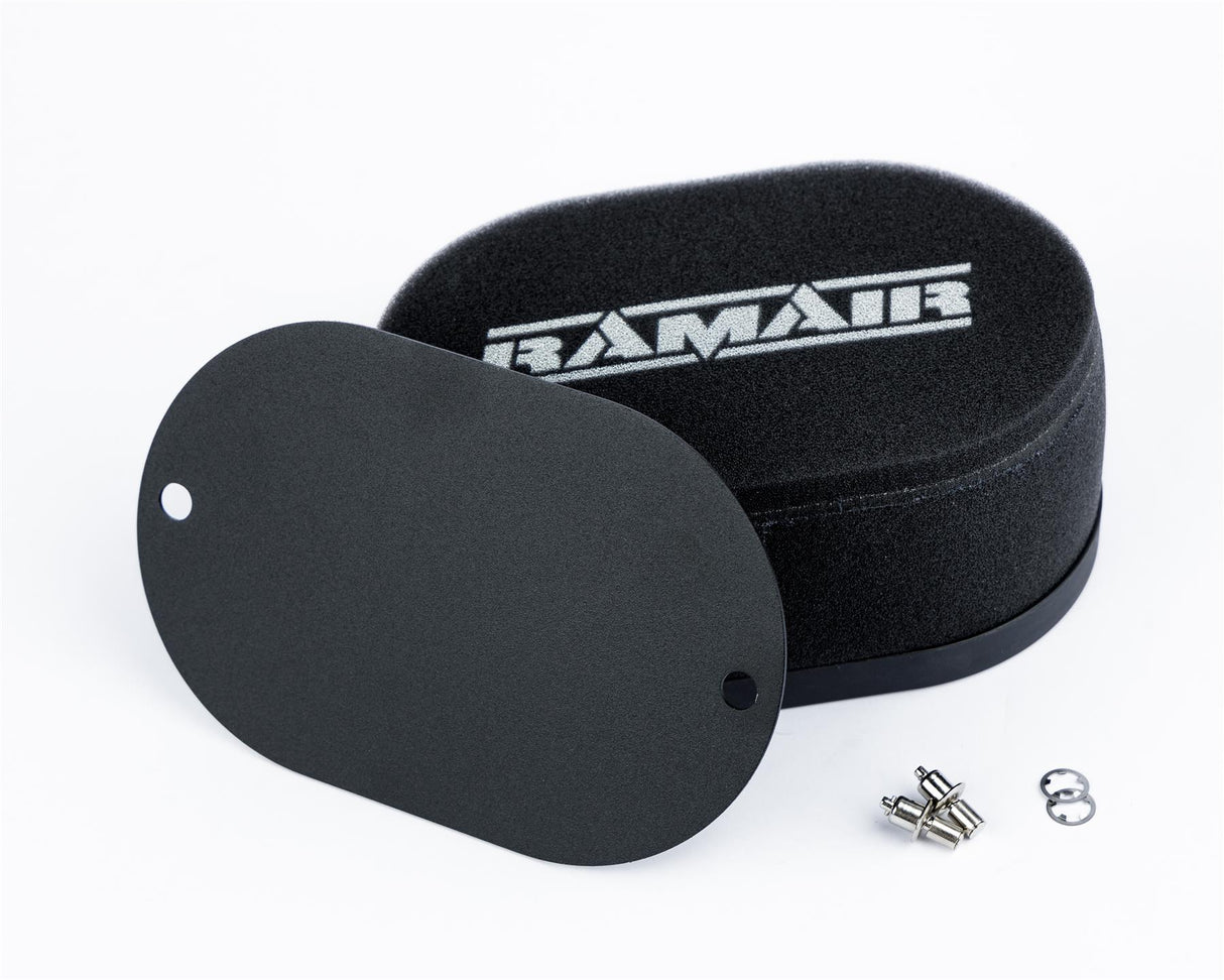 Ramair Carburettor Foam Air Filter with Blank Baseplate - 40mm Internal Height