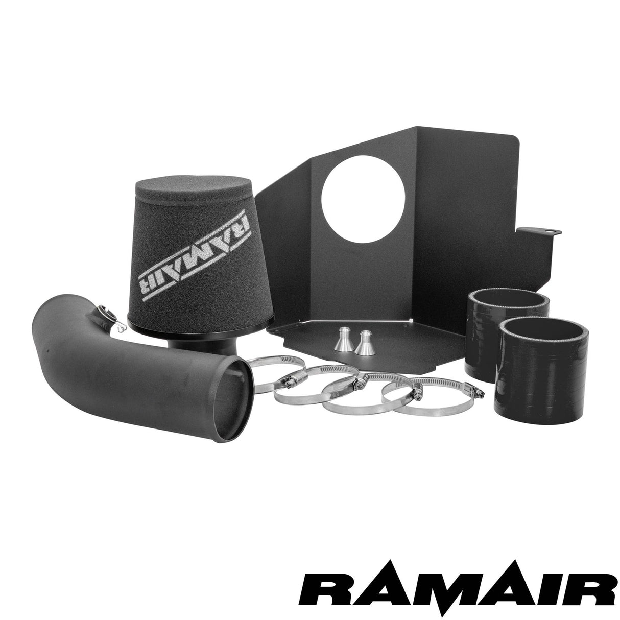 Ramair Performance Foam Induction Kit for MK8 Ford Fiesta ST 1.5 EcoBoost - Black Hose
