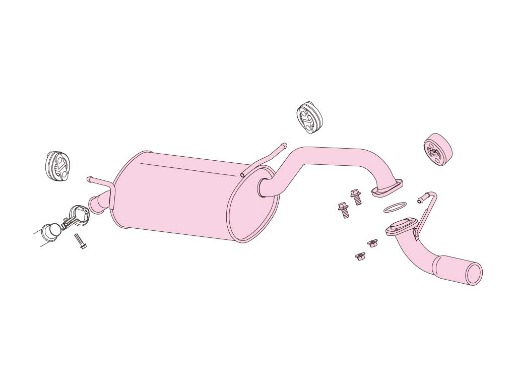 Fujitsubo Legalis K Exhaust - Suzuki/Mazda Wagon R NA 2/4Wd/Az Wagon 2/4Wd MH21/22S/MJ21/22S
