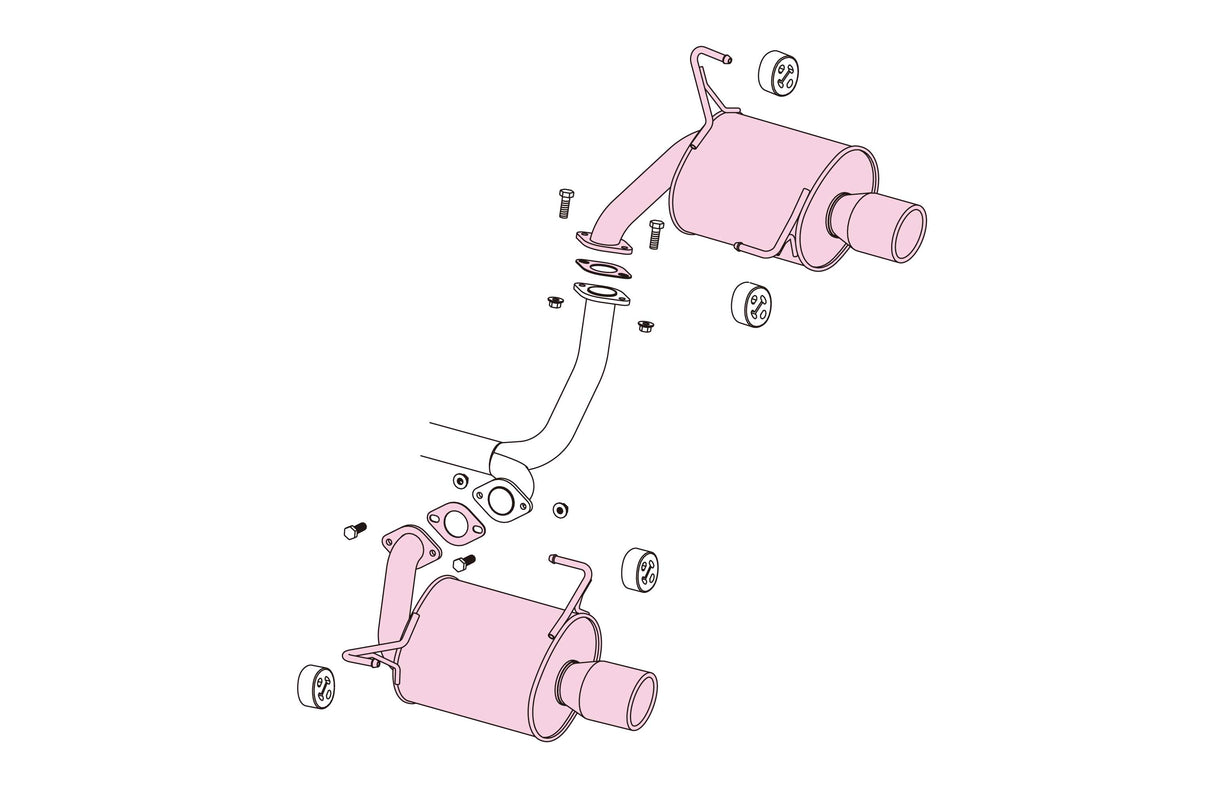 Fujitsubo A-S Exhaust - Subaru Forester 2.0 Turbo/Na SH5/SHJ