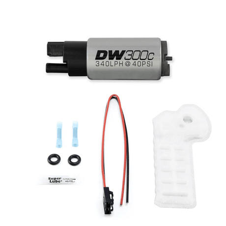 Deatschwerks DW300 Compact Fuel Pump 340lph - Civic Type R FK2 / FK8 - torquegt