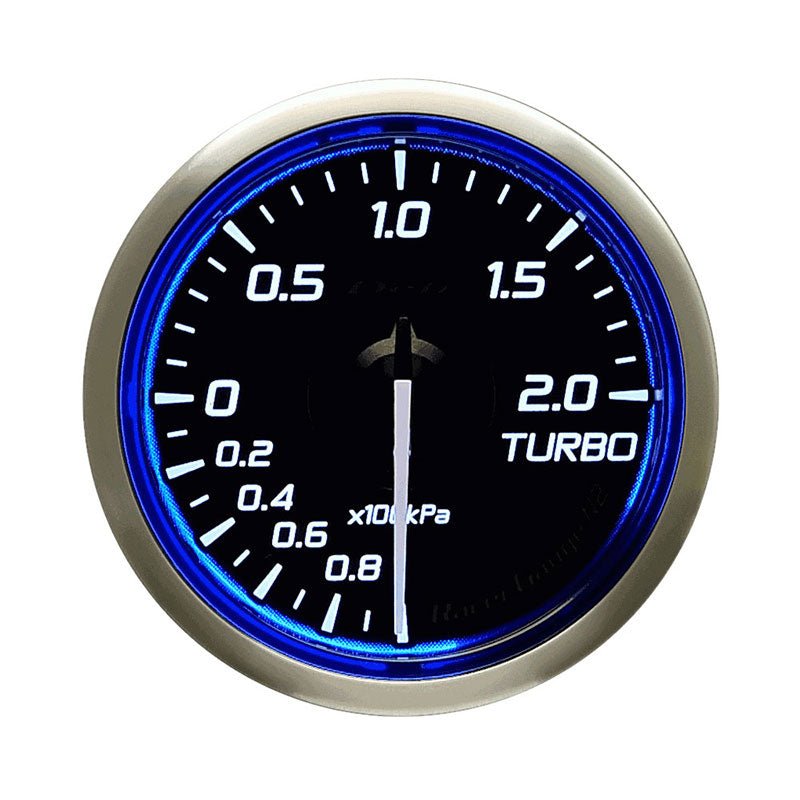 Defi Racer N2 Standalone Gauge - 52mm - Boost (2 Bar) - White - torquegt