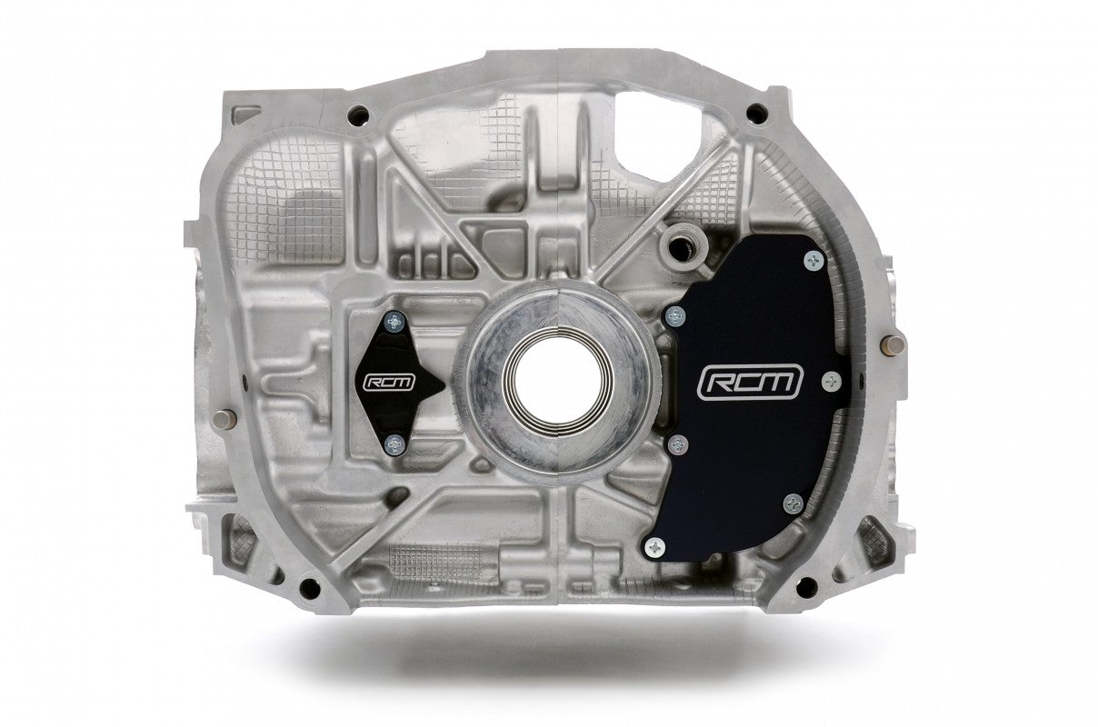 RCM 2 Piece Silver Billet Gudgeon Pin & Oil Separator Cover Kit