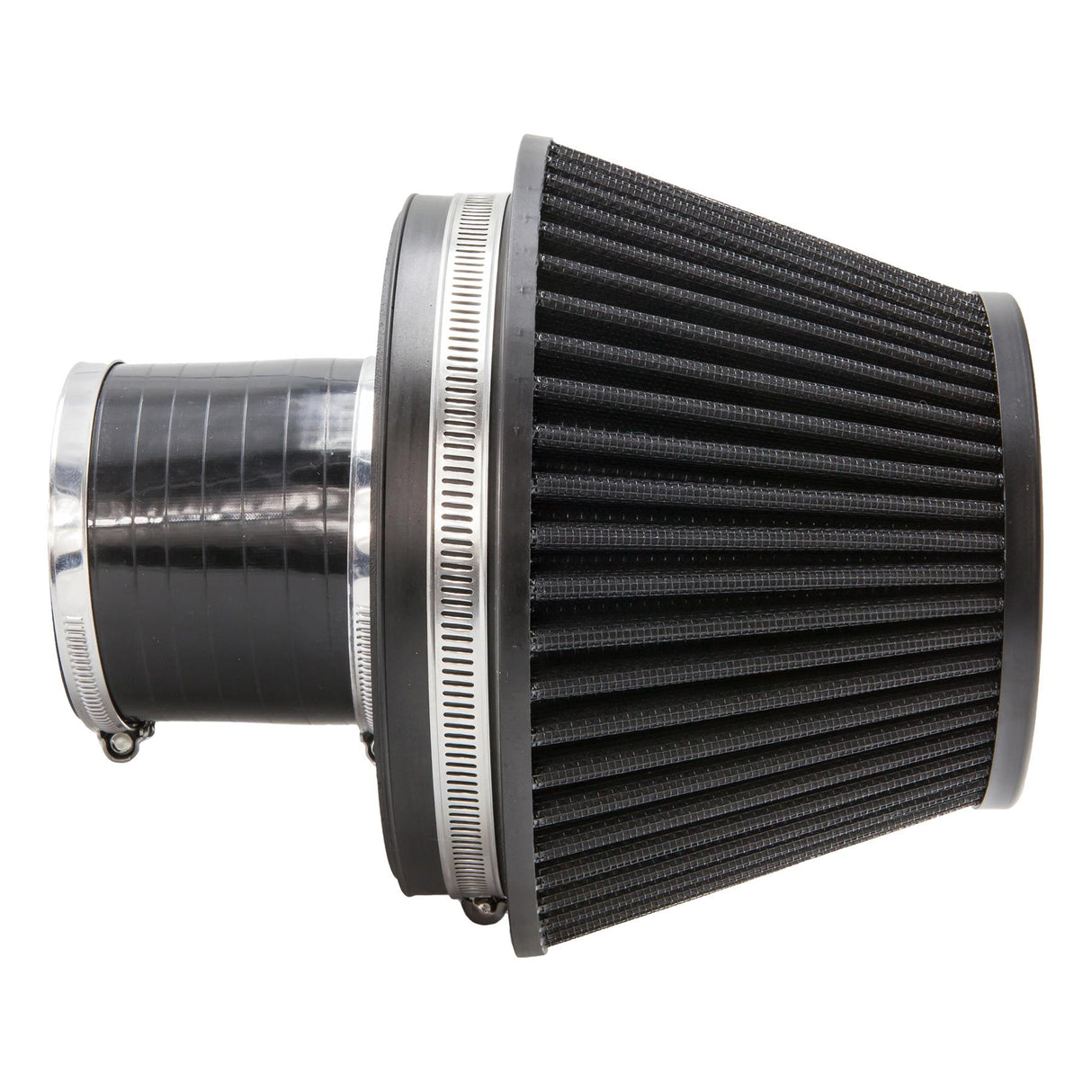 Ramair Ramair Pleated 76mm (3inch) ID Neck Medium Cone Air Filter with Velocity Stack and Coupling