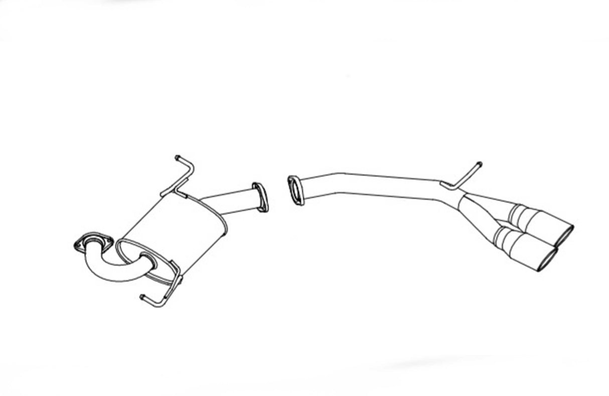 Fujitsubo A-S Exhaust - Toyota Voxy/Noah 2WD ZRR80G