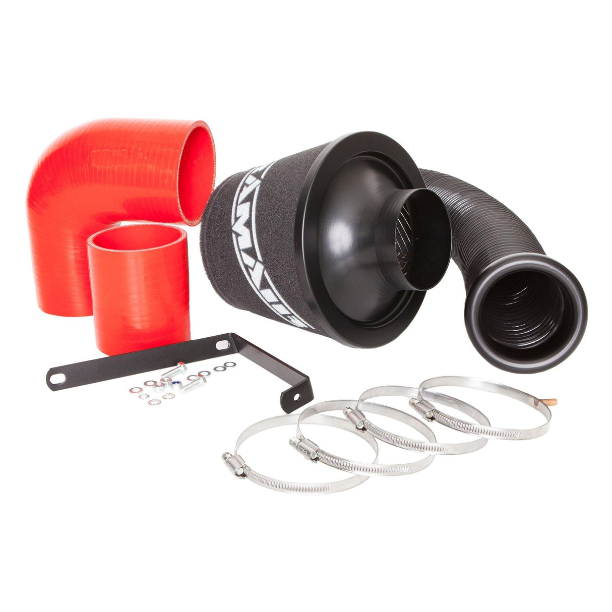 Ramair Performance Foam Induction Kit for VW MK5 Golf R32 3.2 V6 - Red Hoses