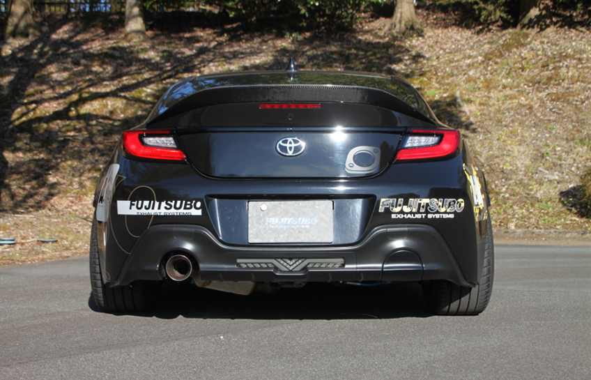 Fujitsubo EXH+ Muffler Garnish, Driver Side - Toyota/Subaru GR86/BRZ ZN8/ZD8