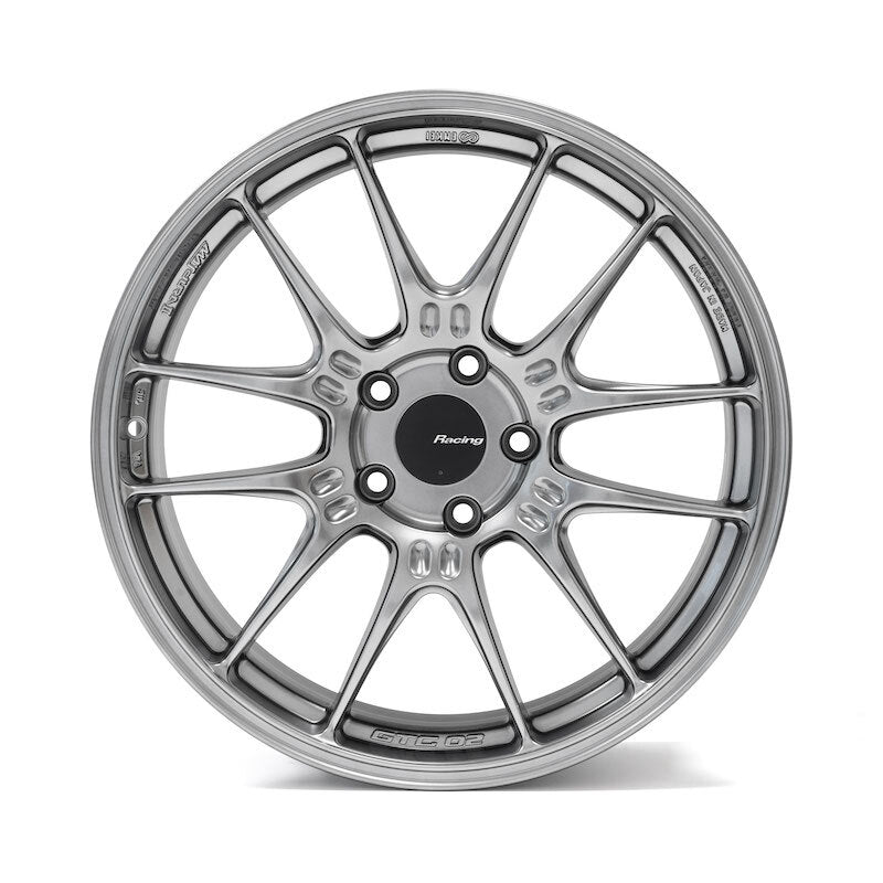 Enkei GTC02 Alloy Wheel - 17x8.5 ET30 5x114.3 Hyper Silver