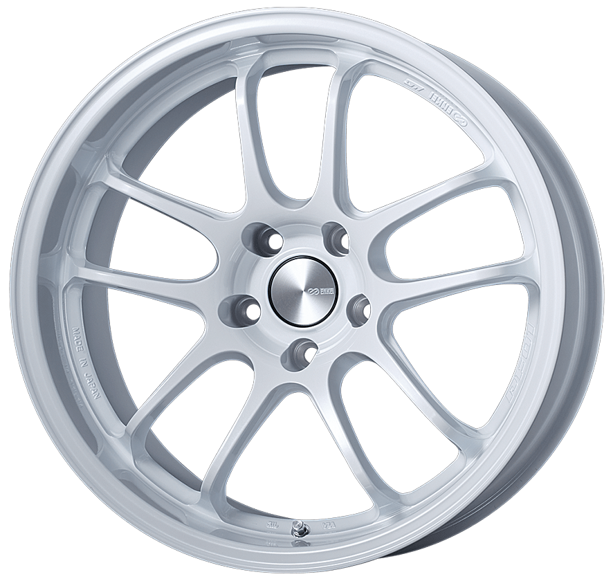Enkei PF01EVO 18x10.5 15mm Offset 5x114.3 75mm Bore Pearl White Wheel Special Order / No Cancel main image 0