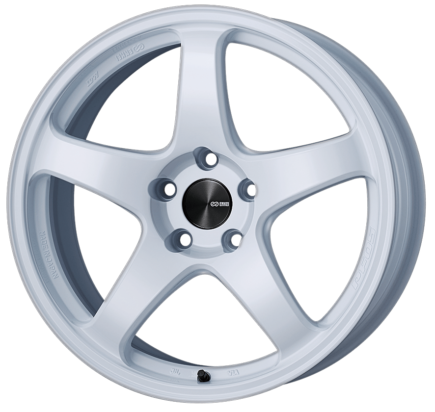 Enkei PF05 17x7 4x100 45mm Offset 75mm Bore Dark Silver Wheel