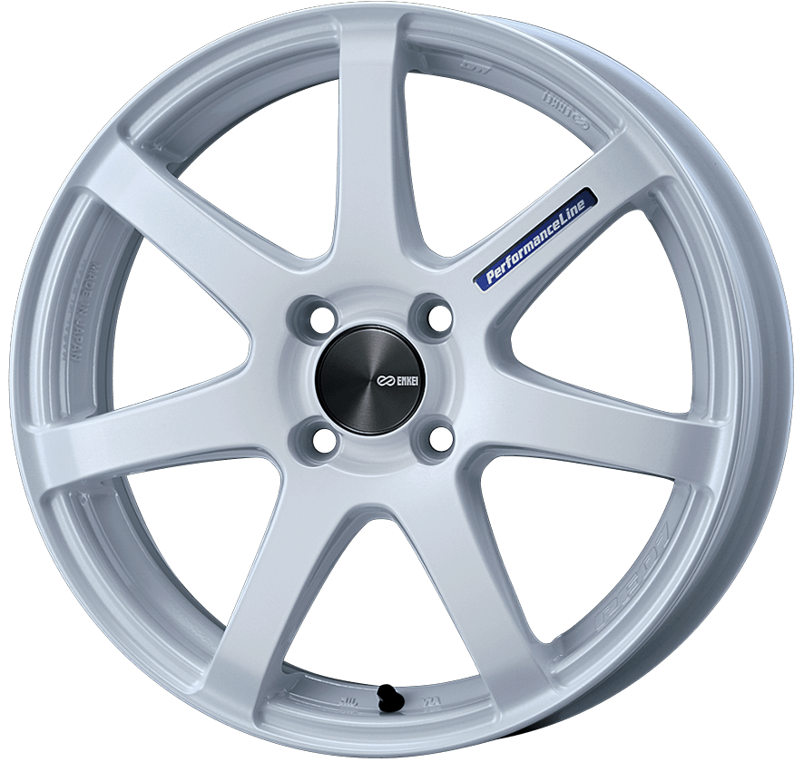 Enkei PF07 Alloy Wheel - 15x5 ET45 4x100 Pearl White - torquegt