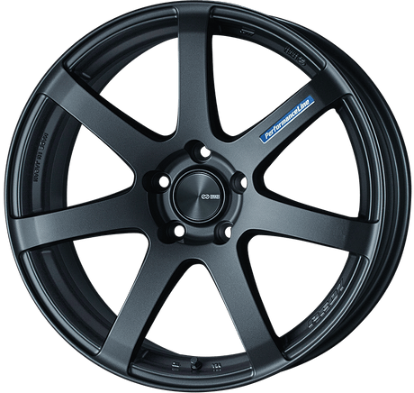 Enkei PF07 Alloy Wheel - 18x9 ET40 5x100 Matte Dark Gunmetal - torquegt