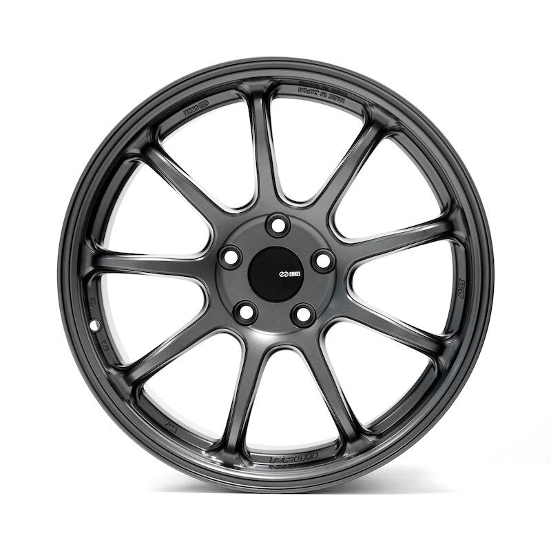 Enkei PF09 Alloy Wheel - 18x8.5 ET45 5x114.3 Matte Dark Gunmetal - torquegt