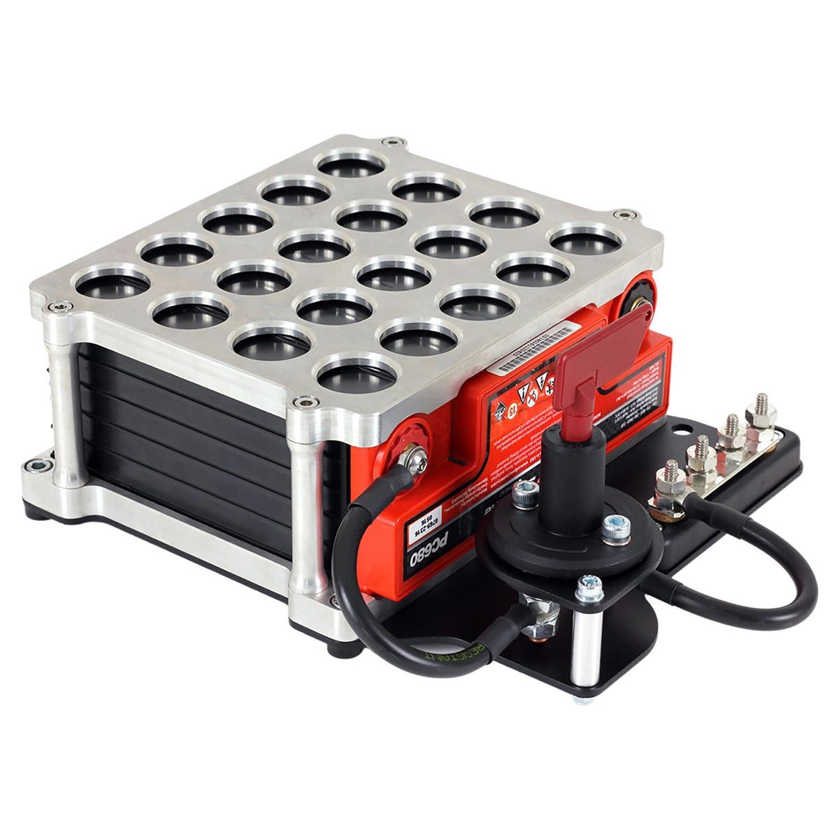 T7Design Universal Fitment Odyssey PC680 Billet Battery Tray Kit - Raw Billet