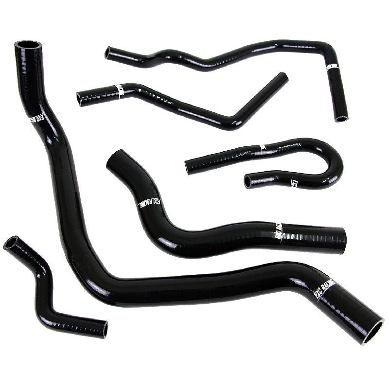 Exoracing Black Silicone Hose Kit For Honda Civic B16 B18 6Pc - torquegt