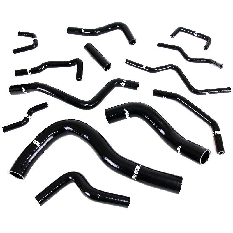 Exoracing Black Silicone Hose Kit For Honda Civic Ep3 K20 K20A2 13Pc - torquegt