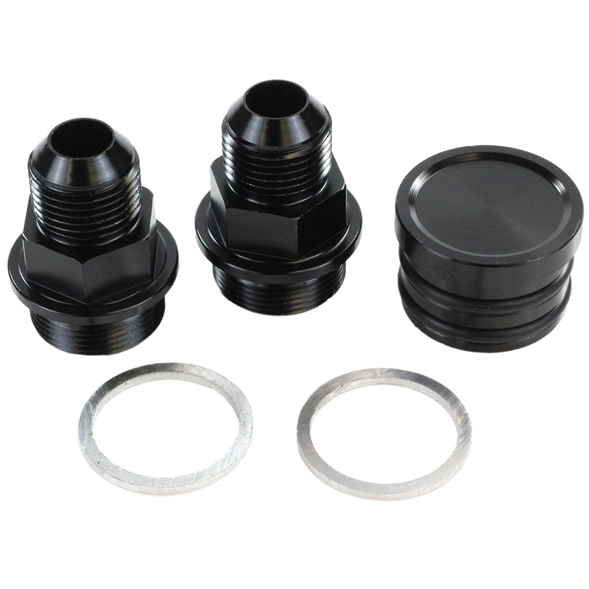 Exoracing Block Breather Fittings Black For Honda B - Series B16 B18 - torquegt