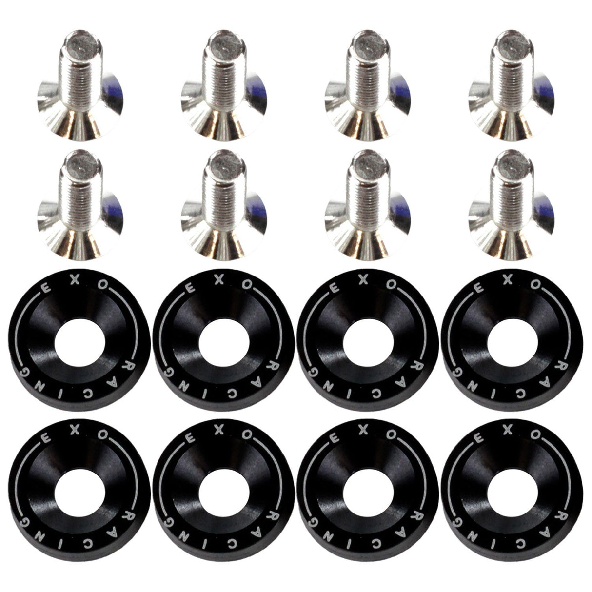 Exoracing Dress Up Bolt Kit Black M6x1.0 - torquegt