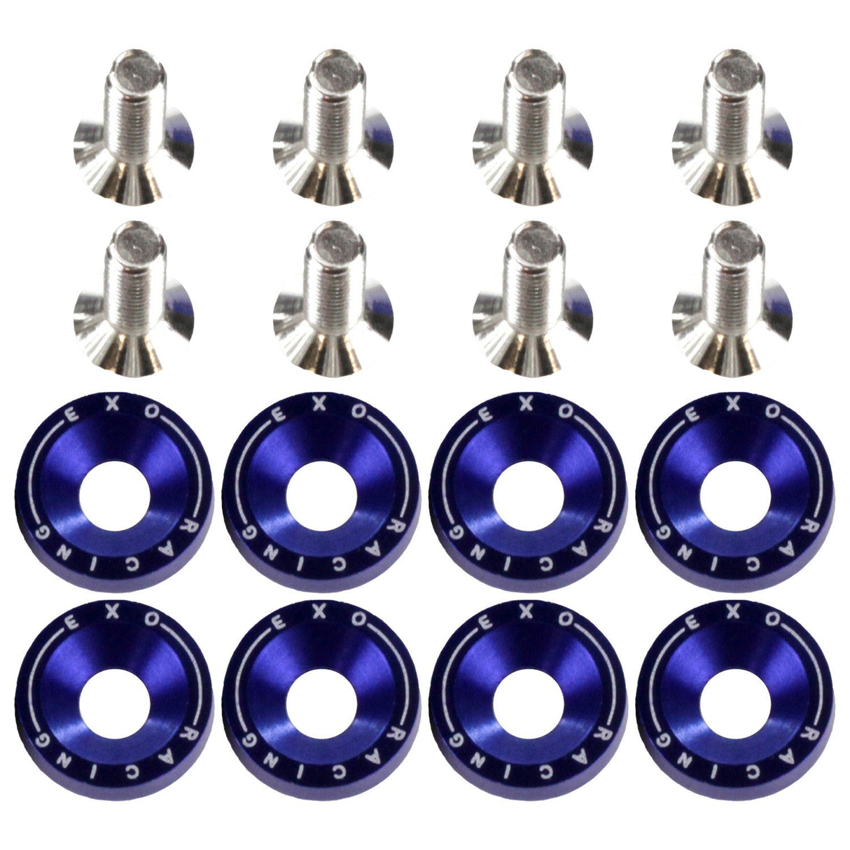 Exoracing Dress Up Bolt Kit Blue M6x1.0 - torquegt