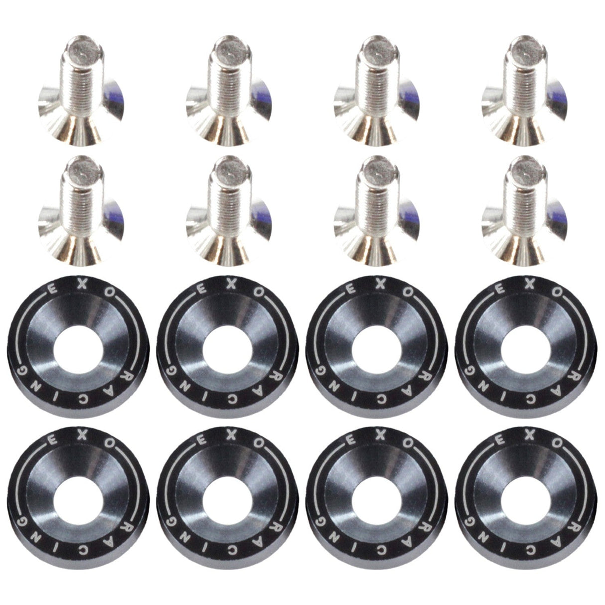 Exoracing Dress Up Bolt Kit Grey M6x1.0 - torquegt