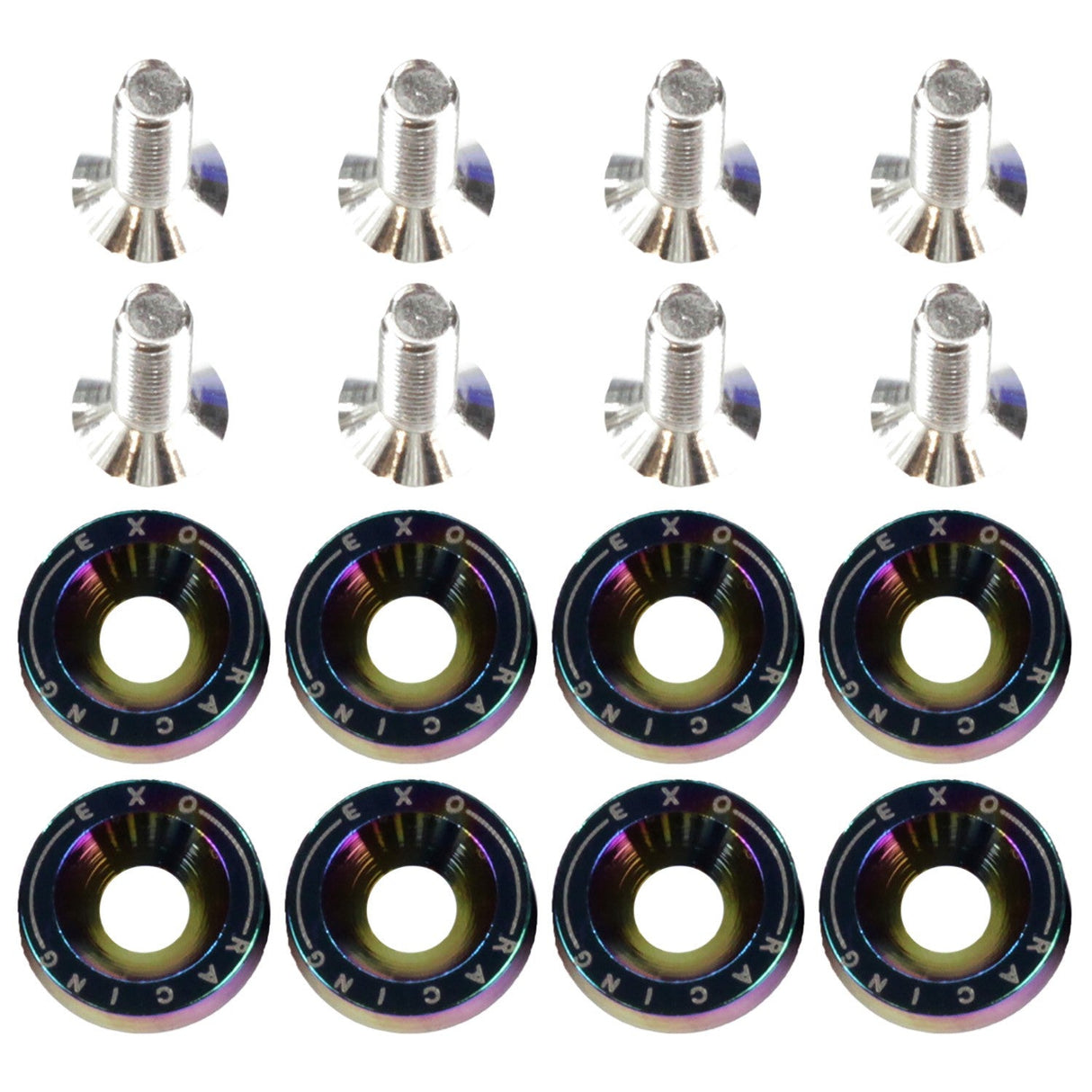 Exoracing Dress Up Bolt Kit Neochrome M6x1.0 - torquegt