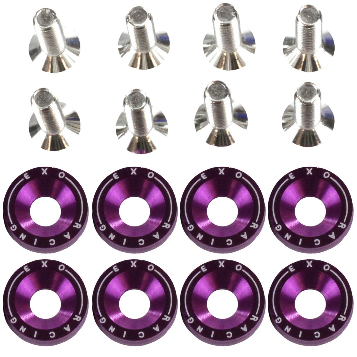 Exoracing Dress Up Bolt Kit Purple M6x1.0 - torquegt
