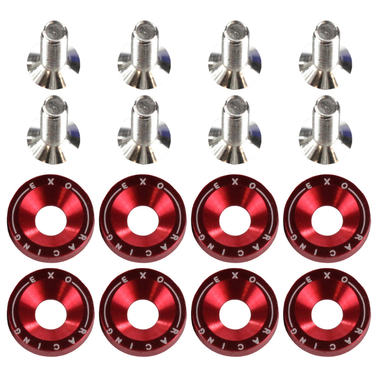 Exoracing Dress Up Bolt Kit Red M6x1.0 - torquegt