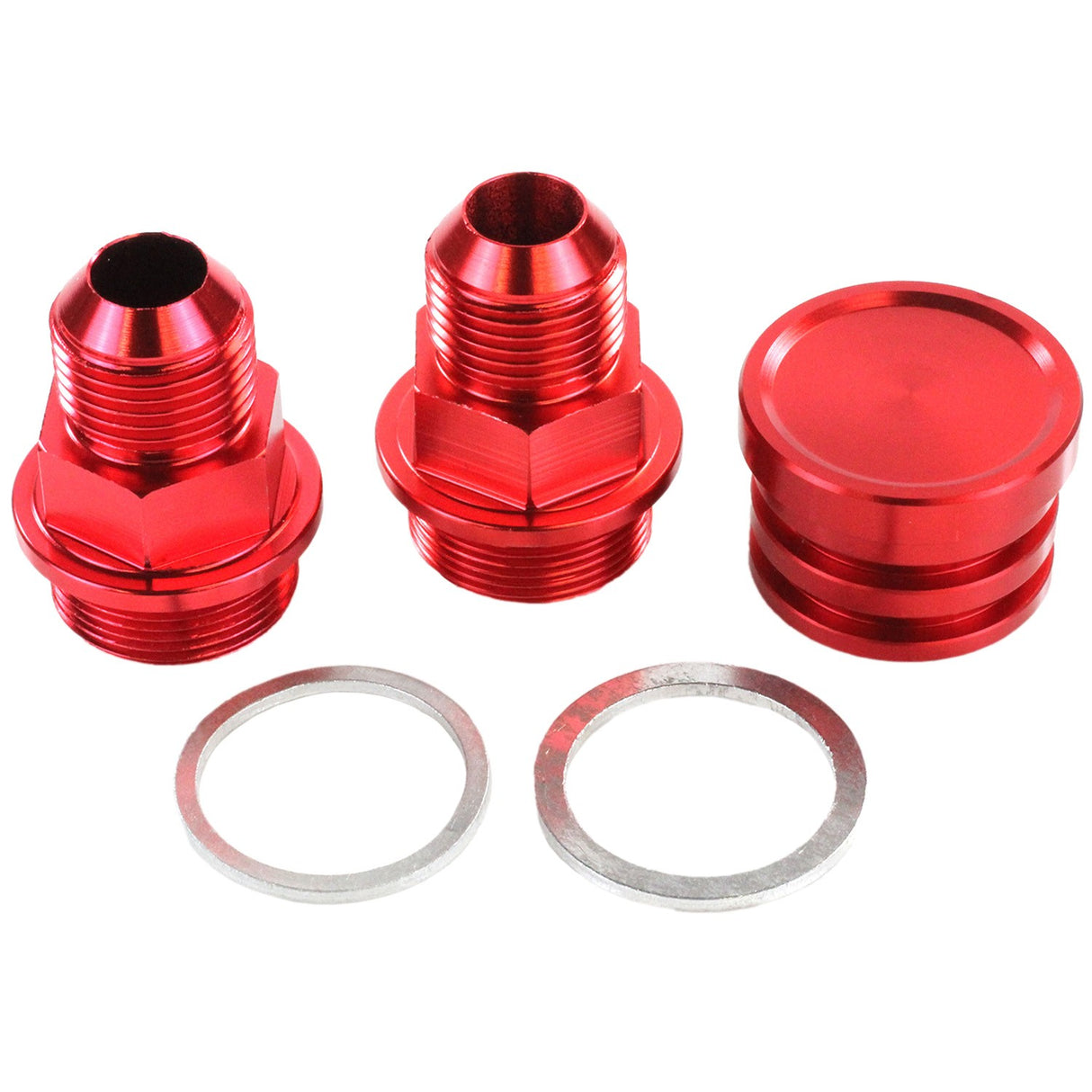 Exoracing Block Breather Fittings Red For Honda B-Series B16 B18