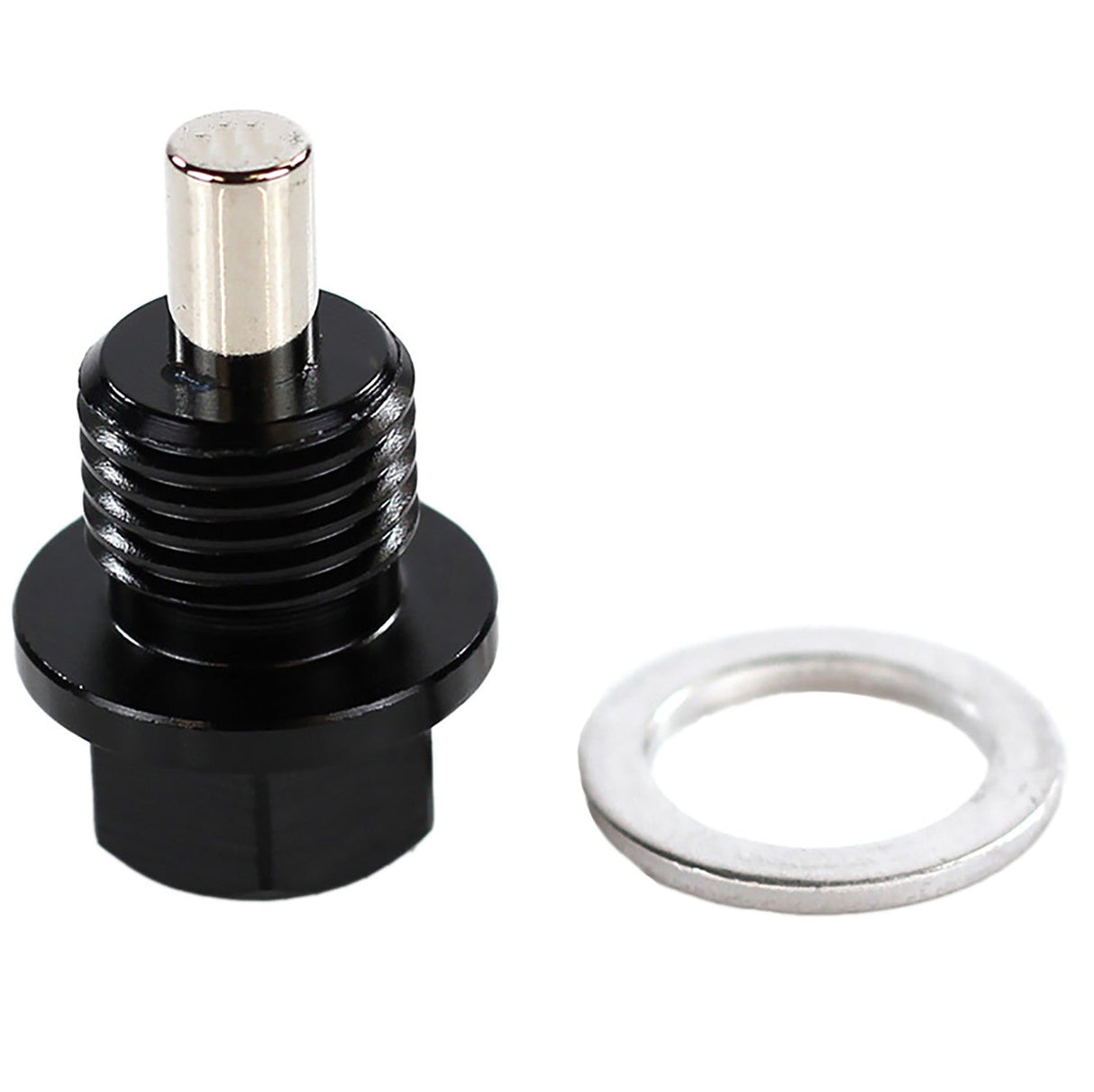 Exoracing Magnetic Sump Plug Black M12X1.25 For Nissan Fits Toyota - torquegt