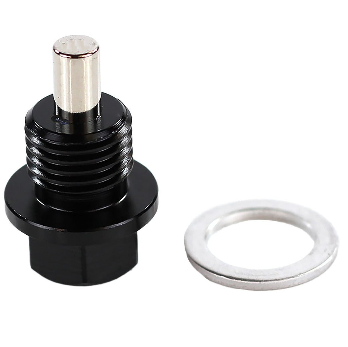 Exoracing Magnetic Sump Plug Black M12X1.5 - torquegt