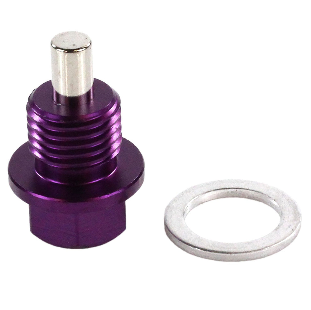 Exoracing Magnetic Sump Plug Purple M12X1.5 - torquegt