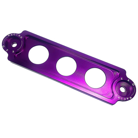 Exoracing Purple Billet Battery Tie Down For Honda Civic 88 - 00 - torquegt